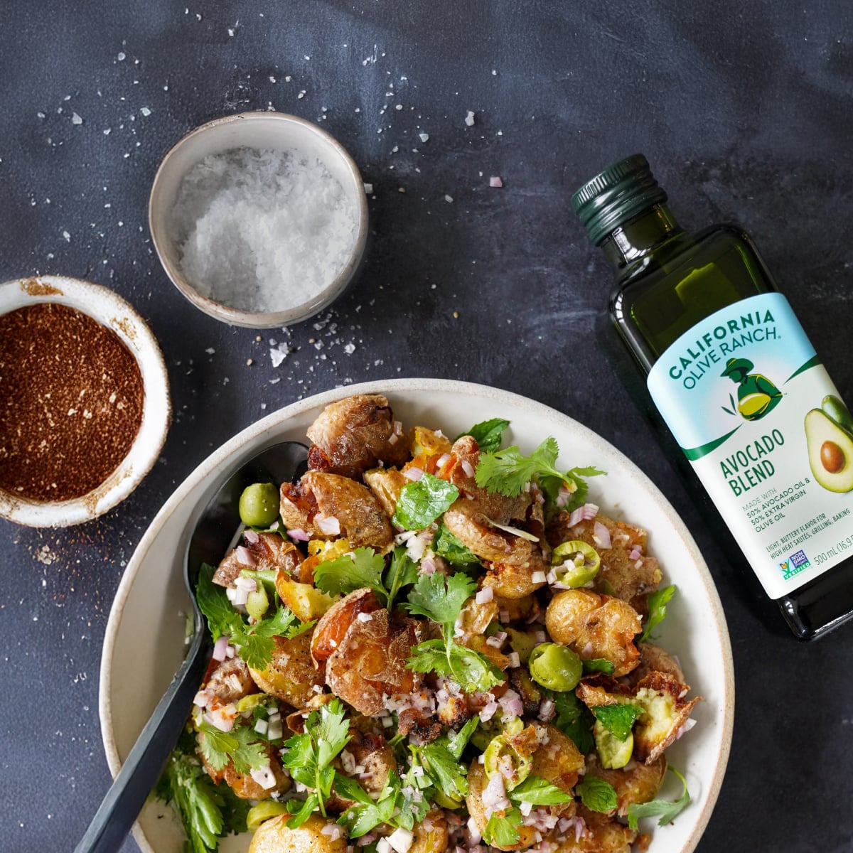 Extra virgin olive oil production and branded food operations in California.